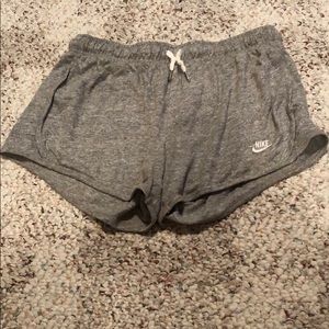 Nike heather grey shorts SMALL